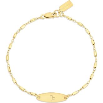 Set & Stones Zodiac Sign Bracelet in Gold /Capricorn at Nordstrom