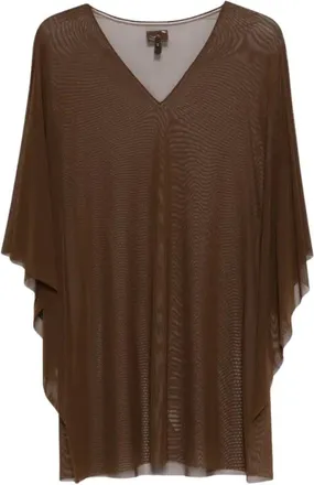 Fisico Donna, Camicette, Marrone, M, new