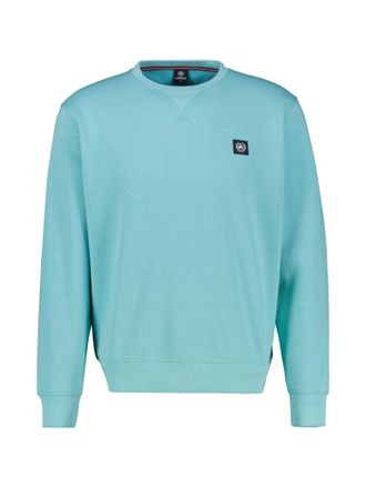 Lerros Sweatshirt LERROS Urbaner Sweatshirtstyle, Herren, Gr. XXL, blau (coastal blau), 50% Baumwolle, 50% Polyester, Sweatshirts Sweatshirt
