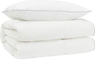 vidaXL Juego De Edred&oacute;n 90% Plum&oacute;n De Ganso Fulda 2 Uds. 135 X 200 Cm Vidaxl