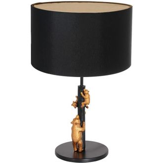 Steinhauer Anne Lighting - L&aacute;mpara De Mesa - Animaux - Negro - Metal Tejido