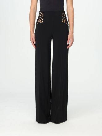 Stella McCartney Pantalone Stella McCartney in velluto con inserti in pizzo