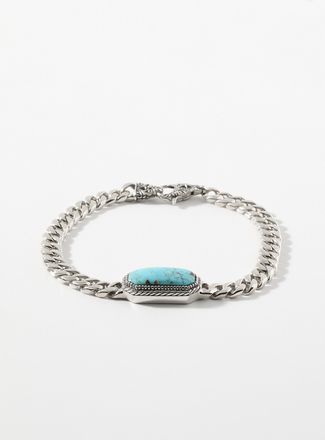 Clocks And Colours Mens Focus silver bracelet