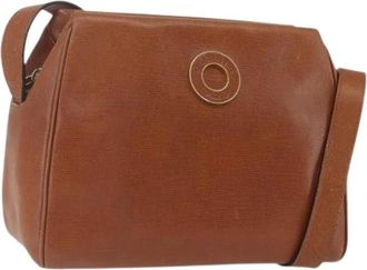 Celine Pre-owned Cross Body Bags, female, Brown, Size: ONE SIZE Pre-owned Vintage Leather Crossbody Bag