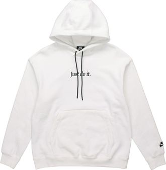 Nike Sportswear Drawstring Fleece Pullover White CI9407-100