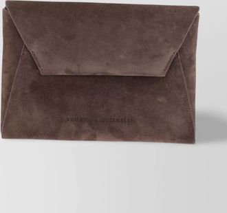 Brunello Cucinelli duo envelope clutch bag