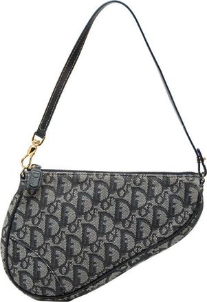 Dior Pre-owned Dior Mini issimo Canvas Saddle Pochette Ladies IZMXTZXTM3UIL4HX