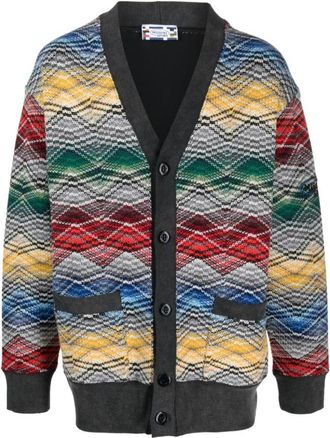 Missoni Caperdoni Cardigan - Heren - Vesten - Veelkleurig - M - Truien & Vesten