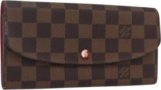 Louis Vuitton Pre-owned Wallets, female, Brown, Size: ONE SIZE Pre-owned Canvas Wallet
