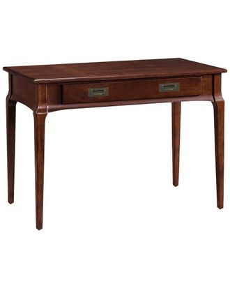 Leick Home Stratus Solid Wood Laptop Writing Desk with Keyboard Drawer