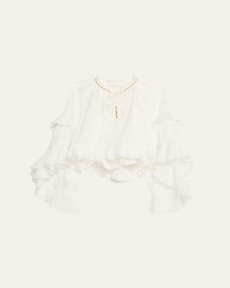 Zimmermann Daylight Ruffle Blouse