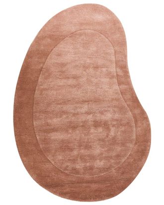 Beliani Alfombra de tejido marr&oacute;n 230x160cm