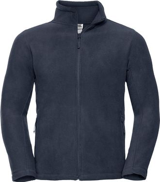 Russell Athletic Russell Heren Full Zip Outdoor Fleece Jacket (Franse marine)