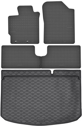 OEM Juego De Alfombrillas De Goma Para Coche Y Alfombrilla Para Maletero Para Toyota Yaris Iii Hatchback (2011-2020)