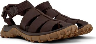 Camper Drift Trail Fisherman Sandal in Dark Brown at Nordstrom, Size 43