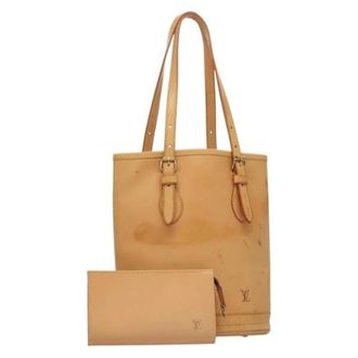 Louis Vuitton Pre-owned Bucket Bags, female, Beige, Size: ONE SIZE Pre-owned Bucket Bag