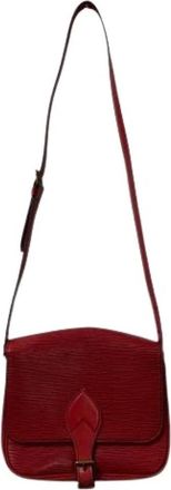 Louis Vuitton Pre-owned Cartouchiere Epi Schoudertas - Dames - Vintage Schoudertas - Rood - ONE Size - Leer - Vintage