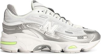 New Balance 1000 White Fabric Blend Sneakers