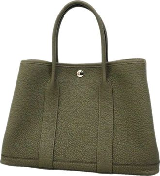 Herm&egrave;s Brown Negonda Leather Tote Bag (Pre-Owned)