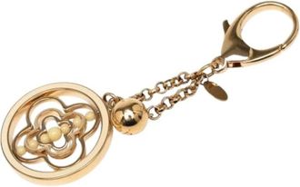 Louis Vuitton Pre-owned Accessories, female, Yellow, Size: ONE SIZE Pre-owned Fabric Key-holder