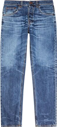 Nudie Jeans Solid Ollie Slim Straight-leg Jeans - Mid Blu - 28 (W28 / XS)