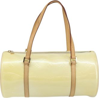 Louis Vuitton Bedford Handbag Monogram Vernis Beige Patent_Leather Handbag (Pre-Owned)