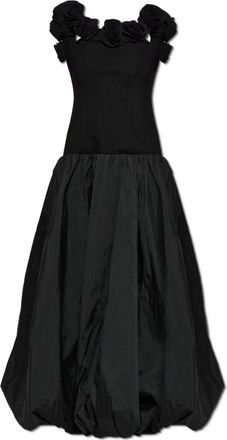 Rotate Jurk met blote schouders - Dames - Feestkleedjes - Zwart - M - Kleedjes