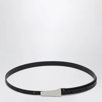 Rick Owens Black Trunk Belt leather belt