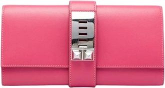 Herm&egrave;s Pre-owned Medor Clutch - - Pre-owned - Donna - Rosa - ONE SIZE
