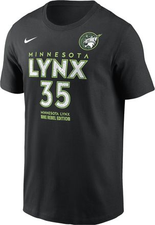 Nike Alissa Pili Minnesota Lynx Rebel Edition Nike Mens WNBA T-Shirt in Black | M11332RMIN-PLI