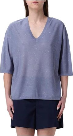 KANGRA Sweaters - Dames - V-hals truien - Paars - 3XL - Truien & Vesten