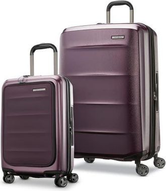 Samsonite Octiv 2-Piece Set (Pro Front Pocket 20/28) Hardside Spinner in Amethyst Purple at Nordstrom