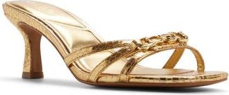 Aldo Cordelyia Slide Sandal in Gold at Nordstrom, Size 8.5