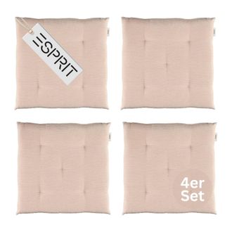 Esprit Coj&iacute;n Needlestripe - Set De 4 40x40 Cm, Rosa