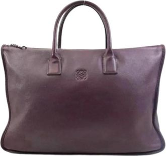 Loewe Pre-owned Tote Bags, male, Red, Size: ONE SIZE Pre-owned Tote Bag