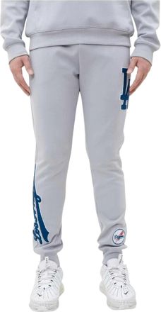 Pro Standard Pro Standard Los Angeles Dodgers Logo Jogger Pants in Grey Men