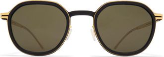Mykita Birch 585 Mens Sunglasses Gold Size 47