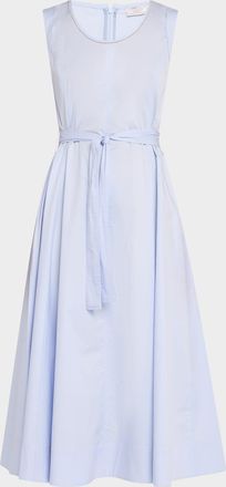 PESERICO Sleeveless Chain-Trim Midi Dress