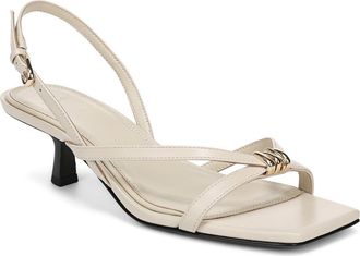 Vince Tali Slingback Kitten Heel Sandal in Moonlight at Nordstrom, Size 6.5