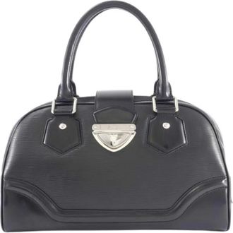 Louis Vuitton Pre-owned Handbags, female, Black, Size: ONE SIZE Pre-owned Vintage Handbag