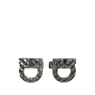 Ferragamo Gancini Manchet Armband - Heren - Armbanden - Grijs - ONE Size - Accessoires