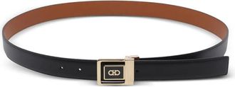 Ferragamo logo reversible belt - Zwart