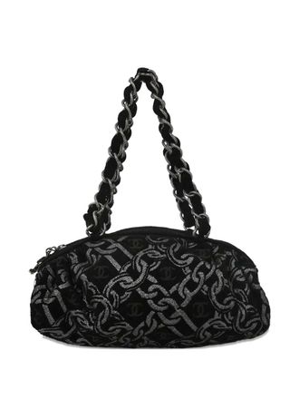 Chanel Borsa tote con stampa 2005-2006 - Nero