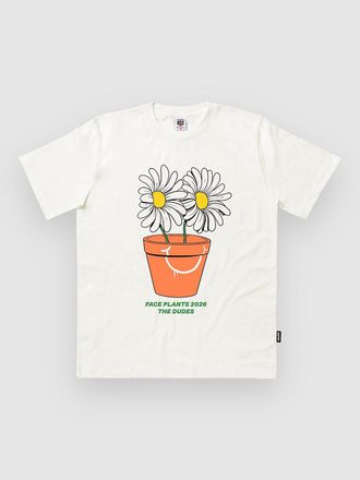 THE DUDES Face Plant Classic T-Shirt weiss