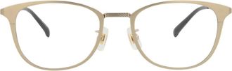 Dunhill 51mm Round Novelty Optical Glasses in Gold Transparent at Nordstrom Rack