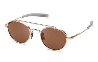 Dita Eyewear LANCIER Polarized Brown Round Unisex Sunglasses LSA-103 03 50
