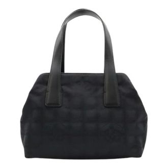 Chanel Pre-owned Vintage Nylon Handbag - Dames - Pre-owned - Zwart - Maat: ONE Size Nylon