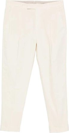 Pantaloni Torino Slim-fit Broek - Heren - Slim Fit Broeken - Geel - M - Katoen - Broeken