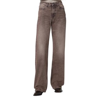 Our Legacy Wide Jeans, female, Brown, Size: W26 Wata Cut
