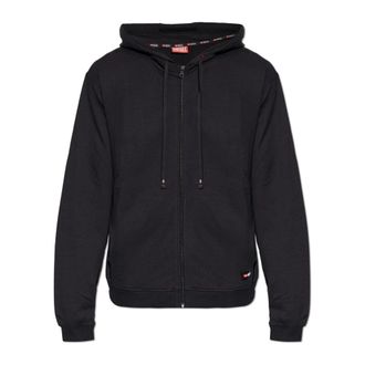 Diesel Joy-D-Core Sweatshirt - Heren - Vesten met rits - Zwart - L - Katoen - Hoodies & sweatvesten